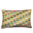 Hand Stitched Suzani Pillow (#SU501224 | 14 3/4 x 23 1/2") Pillow B. Viz Design 