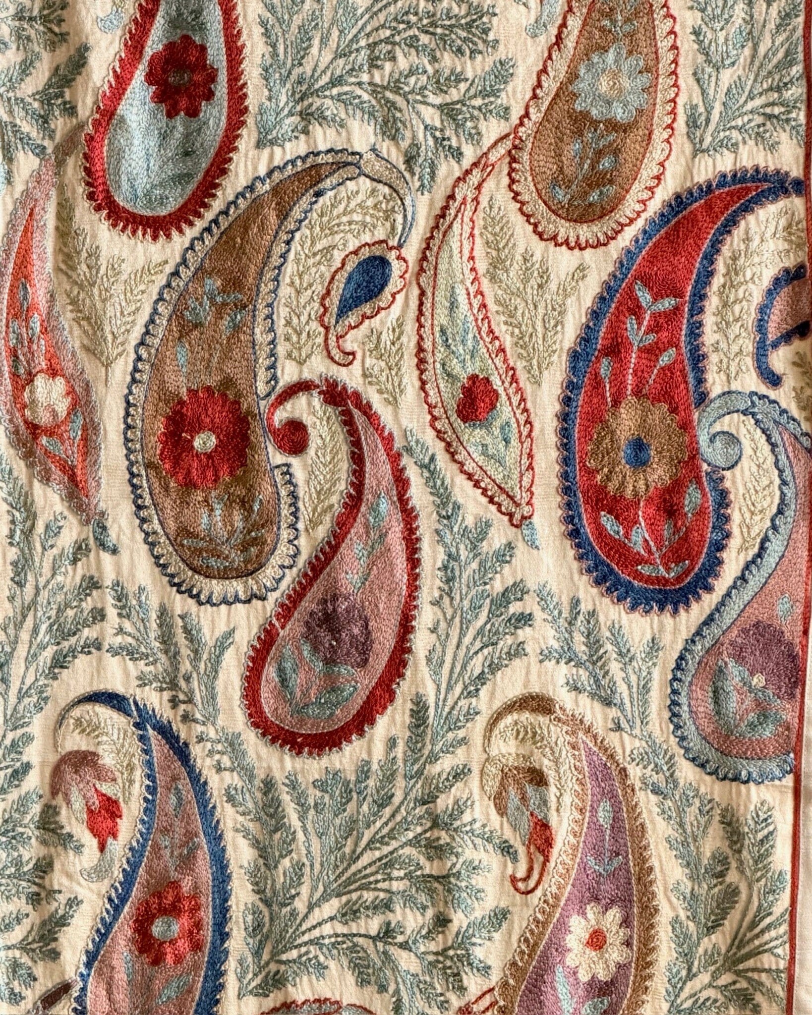 Hand Stitched Suzani Runner (CSSU64126 | ) Suzani Aziz Suzani 