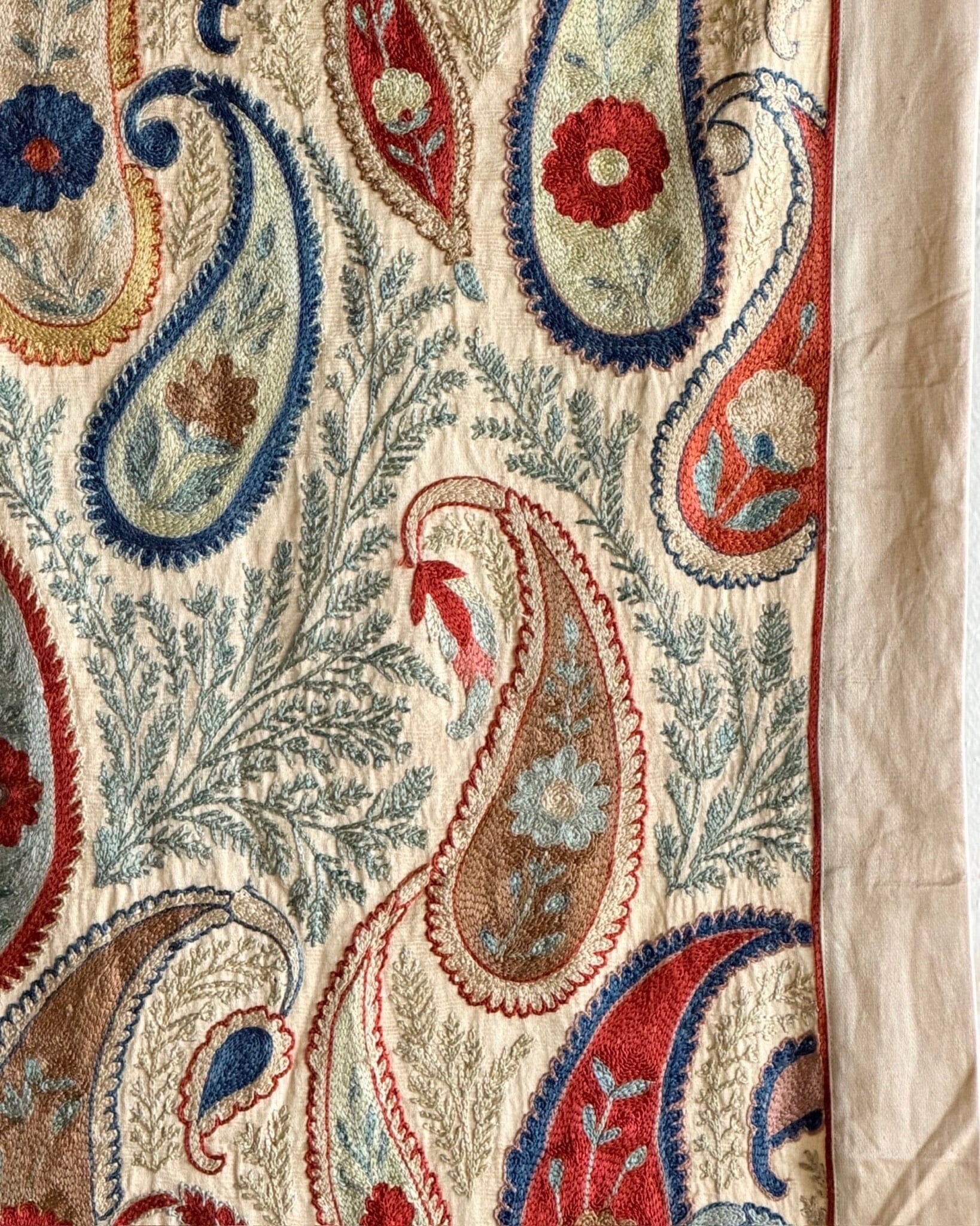 Hand Stitched Suzani Runner (CSSU64126 | ) Suzani Aziz Suzani 