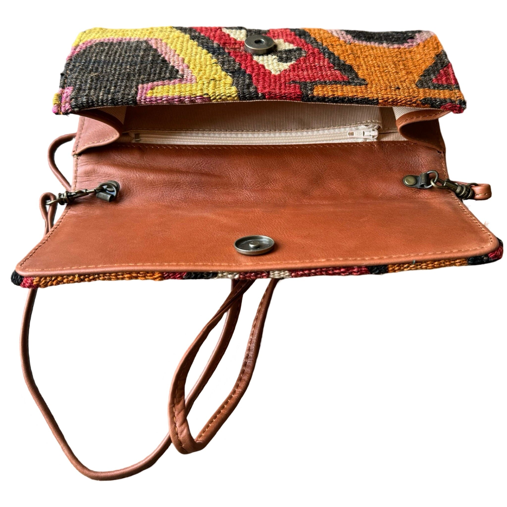 Handmade Kilim Bag Clutch | 9 1/2 x 5" Clutch Bag Orient 