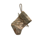 Handmade Mini Stocking from Antique and Vintage Textiles 2616 Ornament B. Viz Design D 