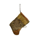 Handmade Mini Stocking from Antique and Vintage Textiles 2640 Ornament B. Viz Design E 