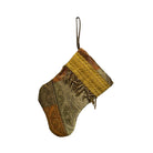 Handmade Mini Stocking from Antique and Vintage Textiles 2640 Ornament B. Viz Design M 