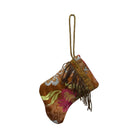 Handmade Mini Stocking from Antique and Vintage Textiles 2643 Ornament B. Viz Design B 