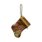 Handmade Mini Stocking from Antique and Vintage Textiles 2643 Ornament B. Viz Design C 