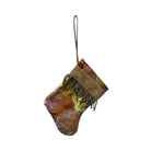 Handmade Mini Stocking from Antique and Vintage Textiles 2643 Ornament B. Viz Design D 
