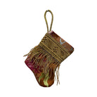 Handmade Mini Stocking from Antique and Vintage Textiles 2643 Ornament B. Viz Design J 