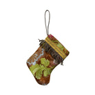 Handmade Mini Stocking from Antique and Vintage Textiles 2643 Ornament B. Viz Design N 