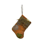 Handmade Mini Stocking from Antique and Vintage Textiles 2643 Ornament B. Viz Design S 