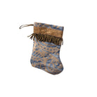Handmade Mini Stocking from Antique and Vintage Textiles 2644 Ornament B. Viz Design B 