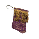 Handmade Mini Stocking from Antique and Vintage Textiles 2647 Ornament B. Viz Design A 