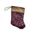 Handmade Mini Stocking from Antique and Vintage Textiles 2647 Ornament B. Viz Design C 