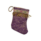 Handmade Mini Stocking from Antique and Vintage Textiles 2647 Ornament B. Viz Design D 