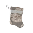Handmade Mini Stocking from Antique and Vintage Textiles 2650 Ornament B. Viz Design E 
