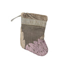 Handmade Mini Stocking from Antique and Vintage Textiles 2650 Ornament B. Viz Design F 