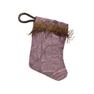 Handmade Mini Stocking from Antique and Vintage Textiles 2651 Ornament B. Viz Design A 