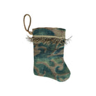 Handmade Mini Stocking from Antique and Vintage Textiles - Ornament B. Viz Design 