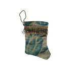 Handmade Mini Stocking from Antique and Vintage Textiles - Ornament B. Viz Design 