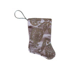 Handmade Mini Stocking from Antique and Vintage Textiles - Ornament B. Viz Design A 