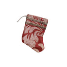 Handmade Mini Stocking from Antique and Vintage Textiles Ornament B. Viz Design A 