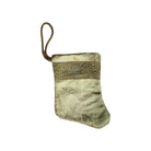 Handmade Mini Stocking from Antique and Vintage Textiles - Ornament B. Viz Design A 