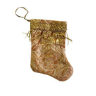Handmade Mini Stocking from Antique and Vintage Textiles Ornament B. Viz Design A 