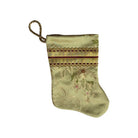 Handmade Mini Stocking from Antique and Vintage Textiles - Ornament B. Viz Design B 