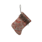 Handmade Mini Stocking from Antique and Vintage Textiles Ornament B. Viz Design B 
