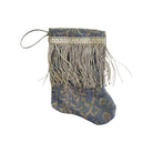 Handmade Mini Stocking from Antique and Vintage Textiles Ornament B. Viz Design B 