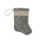 Handmade Mini Stocking from Antique and Vintage Textiles Ornament B. Viz Design C 
