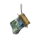 Handmade Mini Stocking from Antique and Vintage Textiles Ornament B. Viz Design CC 
