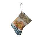 Handmade Mini Stocking from Antique and Vintage Textiles Ornament B. Viz Design E 