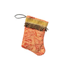 Handmade Mini Stocking from Antique and Vintage Textiles Ornament B. Viz Design E 
