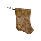 Handmade Mini Stocking from Antique and Vintage Textiles Ornament B. Viz Design E 