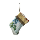 Handmade Mini Stocking from Antique and Vintage Textiles Ornament B. Viz Design EE 