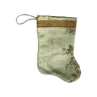 Handmade Mini Stocking from Antique and Vintage Textiles - Ornament B. Viz Design F 