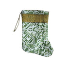 Handmade Mini Stocking from Antique and Vintage Textiles - Ornament B. Viz Design F 
