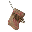 Handmade Mini Stocking from Antique and Vintage Textiles Ornament B. Viz Design G 