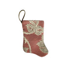 Handmade Mini Stocking from Antique and Vintage Textiles - Ornament B. Viz Design G 