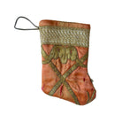 Handmade Mini Stocking from Antique and Vintage Textiles Ornament B. Viz Design G 