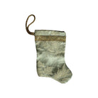 Handmade Mini Stocking from Antique and Vintage Textiles - Ornament B. Viz Design G 