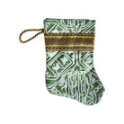 Handmade Mini Stocking from Antique and Vintage Textiles - Ornament B. Viz Design H 