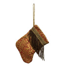 Handmade Mini Stocking from Antique and Vintage Textiles Ornament B. Viz Design H 