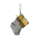 Handmade Mini Stocking from Antique and Vintage Textiles Ornament B. Viz Design HH 