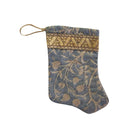 Handmade Mini Stocking from Antique and Vintage Textiles Ornament B. Viz Design I 