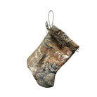 Handmade Mini Stocking from Antique and Vintage Textiles Ornament B. Viz Design J 
