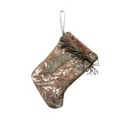 Handmade Mini Stocking from Antique and Vintage Textiles Ornament B. Viz Design L 