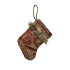 Handmade Mini Stocking from Antique and Vintage Textiles Ornament B. Viz Design L 