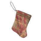 Handmade Mini Stocking from Antique and Vintage Textiles Ornament B. Viz Design M 