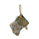 Handmade Mini Stocking from Antique and Vintage Textiles Ornament B. Viz Design OO 